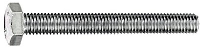 Connex Sechskantschrauben M20 x 50 mm, DIN 933, 1000 g, verzinkt, KL4089050