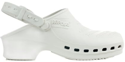 REPOSA Complete - Sabot Femme et Homme en Caoutchouc SEBS Sans Latex, Sabot Femme Medical Infirmiere Unisex Anatomique avec Sangle Réglable - Sabot Femme Medical Antichoc, Stérilisable et Respirant