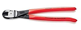 KNIPEX Kraft-Mittenschneider mit Kunststoff überzogen schwarz atramentiert 250 mm 74 91 250