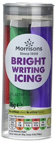 Morrisons Colour Burst Writing Icing Tubes (Pack of 6)