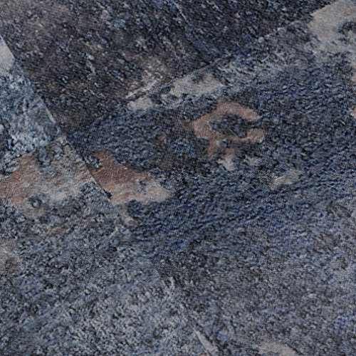 Venilia 53129 Adhesive Film Industrial Look Rust Blue Decorative Furniture Film Wallpaper Self-Adhesive Film PVC Phthalate Free Grey 45 cm x 1.5 m Thickness 0.095 mm