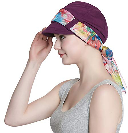 Sombreros de algodón para Mujer Chemo Sombrero de Invierno Acogedor