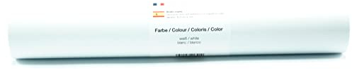 Vinyl Folie selbstklebend 3m versch. Farben Folie Weiß-Matt