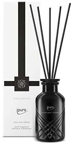 ipuro - puristischer ipuro oud intense Raumduft - dezenter Raumerfrischer mit orientalischen & magischen Duftnoten - edle Lufterfrischer in der Wohnung für ein luxuriöses Dufterlebnis 240 ml