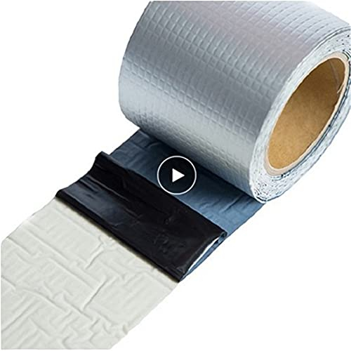 RAN Aluminiumfolie Dichtungsklebeband Flammhemmende Wärmedämmung Reparaturdichtungsband, hochtemperaturbeständige Superfixierklebeband (Size : 15cm Wide*5m Long)