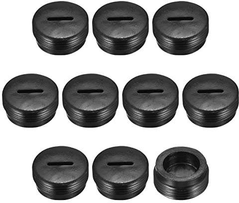 Rebower Carbono Portaescobillas Tapas Plástico Cubierta 18mm OD/8mm/10uds | Tapas, para Motor Escobillas