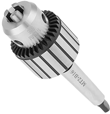 Portabrocas de Engranajes 1-13 Mm, Portabrocas B16 con Vástago MT2 Portabrocas sin Llave Profesional, Accesorios para Taladros de Percusión Taladros Portabrocas de Engranajes