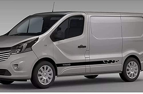 Auto Seitenschweller Aufkleber für Opel VIVARO MVP,Auto Seitenstreifen Rock Dekor Aufkleber Karosserie Tür Aufkleber Außen Zubehör,B
