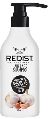 Redist Garlic Hair Care Shampoo 500ml | Haar-Shampoo mit Knoblauch | Intensiv reparierende Haarkur | Anti Haarausfall Frauen & Männer | sprödes-trockenes-strapaziertes-Haar | Sarimsak Sampuan