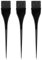 3 pinceles de tinte para el cabello, pinceles de color negro, pinceles de color para estilista, aplicador de color para el cabello, juego de brochas para teñir el cabello, suministros de peluquería,
