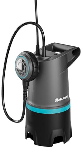 GARDENA Schmutzwasser-Tauchpumpe 20000 BASIC, 20.000 l/h, mit Schwimmschalter (09017-47)