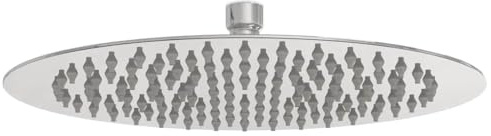 vidaXL Pomme de douche pluie acier inoxydable 304 25 cm ronde