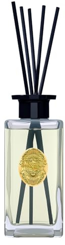 M&SENSE 300ml Raumduft Cremige Vanille Duft|Reed Diffuser mit 7 Duftstäbchen|Luxus Lufterfrischer für Badezimmer,Wohnung,Heimdekoration|Raumduft Stäbchen|Bathroom Shelf Decor