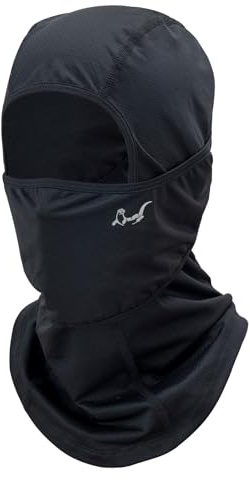 OTTERSHELL UPF50+ Cooling Balaclava Face Mask, Full Coverage Sun Protection.for Men Women Summer Cooling Shiesty Mask Sun UV Protection-Motorcycle Ski (UK, Alpha, One Size, Black - 259)