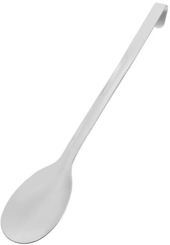 ULTECHNOVO Cuchara para Servir Comida de Acero Inoxidable 42.5 CM Cuchara Soperas Grandes Diseño Ergonómico para Buffet y Cocina Profesional