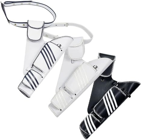AYWTIUN Faretra in Vita Faretra Portatile da Fianco con Cintura Regolabile in Vita - for Allenamento di tiro L'Arco, faretra, Borsa Porta frecce(Black)