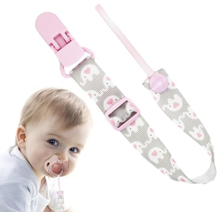 Ciuccio con clip, clip porta ciuccio per bambini | Guinzaglio universale antigoccia per ciuccio e massaggiagengive,Guinzaglio porta, guinzaglio universale per giocattoli da dentizione, cordino