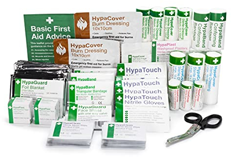 Safety First Aid First Aid Kit Refill Pack British Standard 8599 Compliant, Medium 25-100 Persons