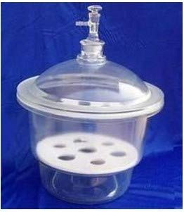 GOWE 30,5 cm, vetro vuoto Desiccator vaso laboratorio essiccatore essiccatore, diametro 300 mm, parete pesante