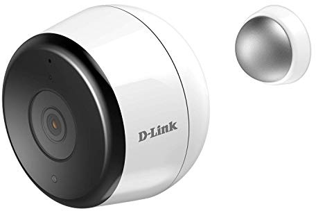 D-Link Outdoor Security Camera Wireless Wi-Fi Home Surveillance in Full HD, Phone App Notifications, Local & Cloud Recording Available, Compatible with Alexa (DCS-8600LH-US)