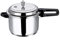 Vinod Pentola a pressione in acciaio inox – Coperchio esterno – 5 litri – Piano cottura a induzione – Pentola a pressione indiana – Fondo sandwich – Ideale per la cucina indiana, zuppe e ricette di