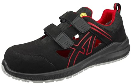 Albatros CLIFTON AIR LOW ESD SRC 648780200000043 Sandali di sicurezza S1 Taglia: 43 Nero, Rosso 1 Paio/a