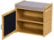 BAKAJI Panca Scarpiera Portascarpe Ingresso Casa con 2 Ripiani Porta Scarpe Chiusura ad Anta Struttura in Legno Panchina con Cuscino Imbottito in Tessuto Mobiletto Multiuso Dimensione 50x33x44cm