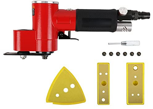 Auto-Puffer-Polierer Pneumatisches Schleifpapier-Polierwerkzeug Triangle Air Exzenterschleifmaschine for Polieren der Holzbearbeitung und for Polieren von Metallen Für Polieren und Wachsen von Booten,