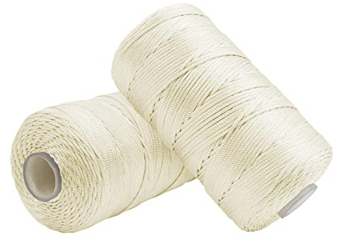 Uiopa Makramee Garn 1,5mm x 400m, Nylonschnur Bändchengarn für Häkeltasche, Häkelgarn Schmuckband Farbig für Häkeln, Stricken, Dekoration, DIY-Projekte