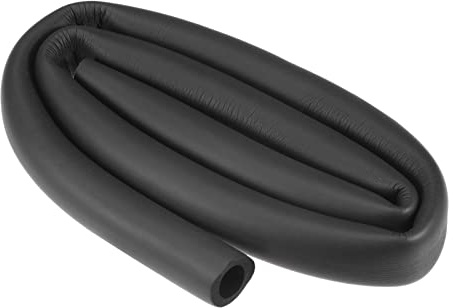 QUARKZMAN Schaumstoff Griff Schlauch Flexibel Rutschfest 16mm x 26mm 1m für Möbel und Industrie und Elektronische Geräte Schwarz