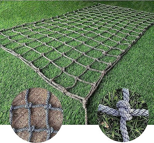 MaiBuL LNENW playground rope net Climbing Net For Kids, Garden Climbing Cargo Net Rope Ladder, Outdoor Play Protective Safety Net Customization Safety Rope Net for Kids (Size : 2 * 5m(6.6 * 15.15ft))