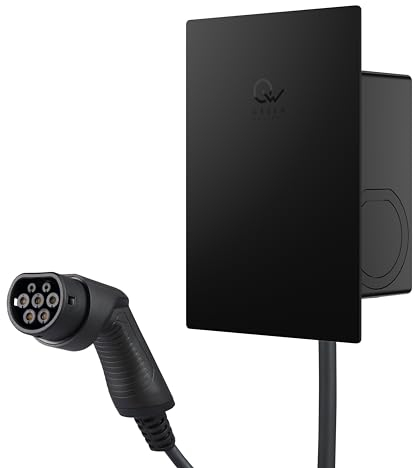 Green Wallbox 2 Pro MAX Estación de Carga para vehículos eléctricos - Estación de Carga con Toma Tipo 2 - Potencia 22 kW - Carga Inteligente - Aplicación móvil dedicada - Iluminación LED