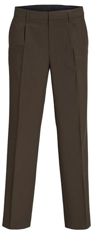 JACK&JONES Herren JPRBUSHWICK Harry Trouser Relaxed Anzughose, Slate Black/Checks:Relaxed FIT, 32