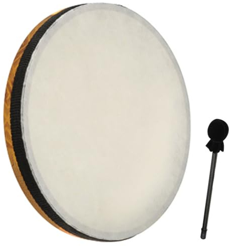 TrellaTon® Hand-Trommel mit Schlägel, Ø 35 cm, 2,5 cm hoch I Wiemann Lehrmittel