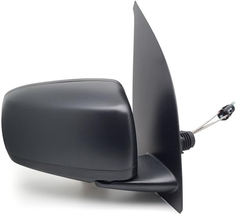 BSSTORE Specchietto Retrovisore Esterno Nero per PANDA (169) 2003-2008 con Regolazione Manuale (Destra - Lato Passeggero)