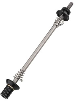Sanmum MTB Fahrrad Schnellspanner Hebel Titan Hinterrad/Vorderrad Achse Hohl Nabe Set Fahrrad Radnabe Achse (Schwarz,100mm)