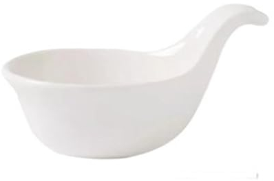 Sauciere Japanische Keramik-Untertasse, weiße Keramik-Schale, Kaviar-Soßenschale, Schale for gemischtes Gemüse, Essigschale, kommerzielle Keramik-Soßenschale Soßenkanne(Groß)