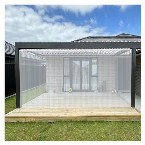 WXQTM PVC-Streifenvorhang-Tür-Bausatz Mit Zubehör 1,5mm Dick Kunststoff-Türvorhang PVC-Lamellen-Türvorhang, Für Balkon- und Terrassentüren (0.75x1.9m)