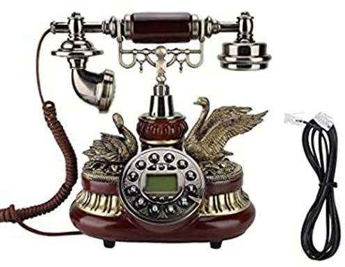 Telefono antico, telefono fisso retrò, cornetta telefonica for casa, telefono fisso con cavo, moda anni '60, telefono fisso con cancellazione del rumore, decorazione classica