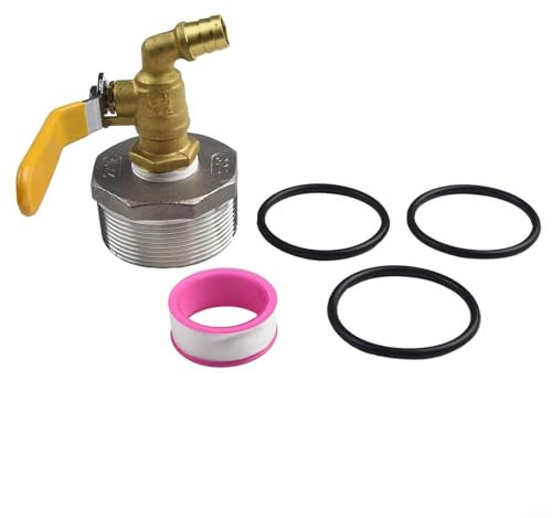 Robinet de sortie DN50 en acier inoxydable pour huile et eau avec design anti-fuite