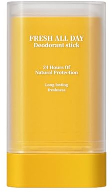 Bâton déodorant, parfum frais pour homme et femme – Contrôle efficace des odeurs pendant 48 heures pour la peau, déodorant naturel pour tous les types de peau, parfumé