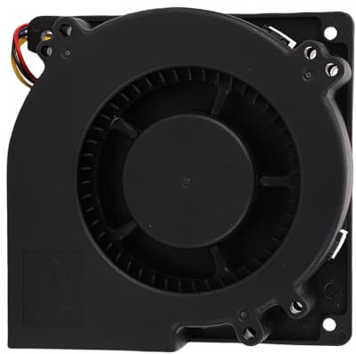 Mrisata 3D-Printer Fan 120x120x32mm Blower Fan Exchange for Displays 5m per, ABS Material, Operation with 25-50dBA Noise Printer with Double Ball Bearings for Durability