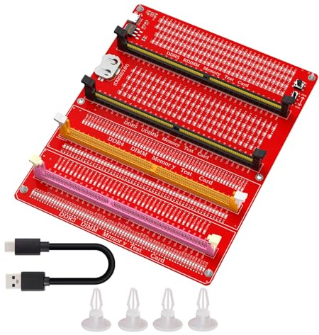 Memory Test Card Notebook DDR3/4/5 RDIMM/UDIMM Tester Tool With LED Light Diagnosis Card Motherboard Diagnostic Tool