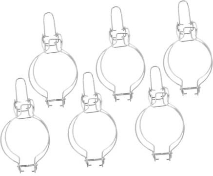 Homoyoyo 6 Piezas Hebilla de Sellado del Frasco Clips de Acero Inoxidable para Tarros Soportes de Alambre para Tarros de Accesorios de Conserva para Almacenamiento la Cocina