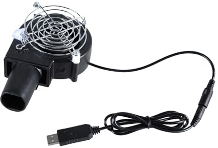 BUBEFSKD Ventilateur De Refroidissement USB Puissant 4800 Min avec Long Cordon d'alimentation Vitesse Réglable pour Une Utilisation Pratique dans Divers Scénarios Extérieurs