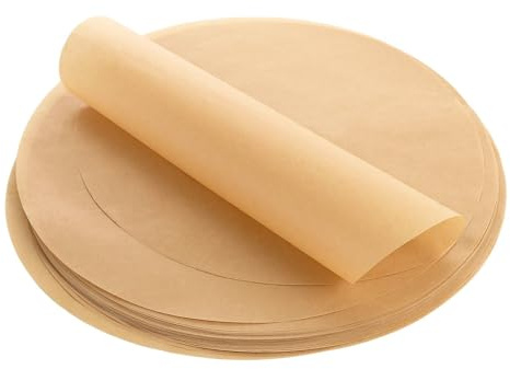 Aramanara 300 Pcs 30 cm Round Baking Paper Sheets, Baking Parchment Circles | Non Stick Greaseproof Paper, Round Cake Tin Liners, Heat Resistant Parchment Paper for Baking Pizza BBQ Cake Air Fryer Pans
