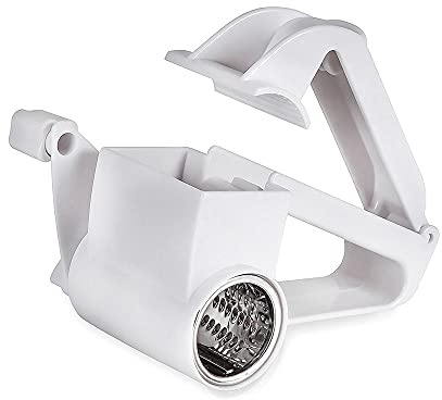 Grattugia per formaggio rotativa portatile Affettatrice tritatrice multifunzione con tamburo in acciaio verdure zenzero cioccolato