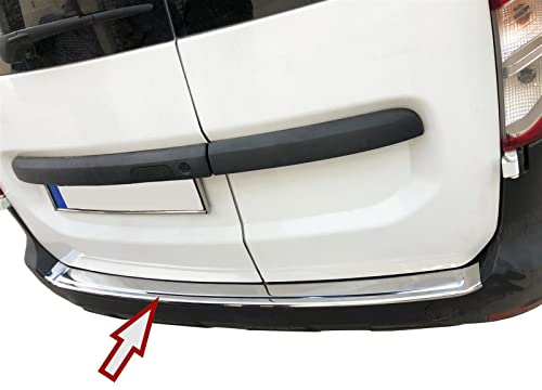 Recambo CT-LKS-1041 LADEKANTENSCHUTZ EDELSTAHL POLIERT für DACIA DOKKER ab 2012 | mit ABKANTUNG, Large