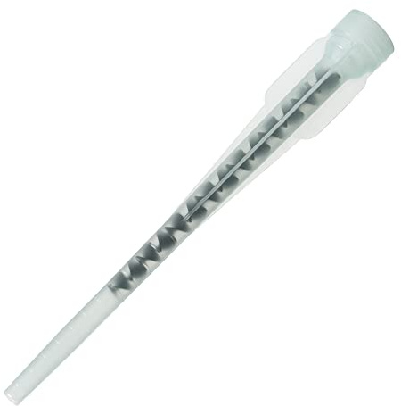 BricoLoco Cánula taco anclaje químico. Boquilla mezcladora. Válida para botes de 300 ml. y 410 ml. Espiral interior para mezclar. (20 uds.)