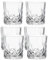 INTIRILIFE Whisky Glasses Set of 6 in Crystal Clear 'Clasic' - 200ml - Crystal Water Glasses 6 Pack Crystal Glass, Drinking Glass Lead-Free Dishwasher Safe, Whiskey Glass for Cocktail Gin Rum Water
